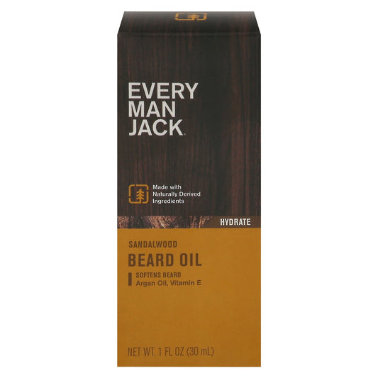 Every Man Jack Beard Oil - Sandalwood