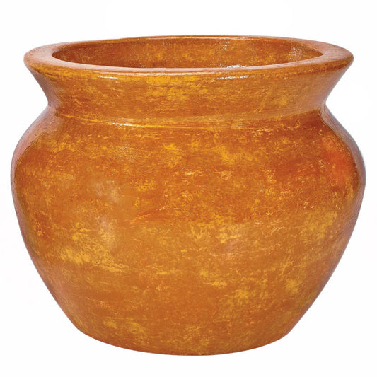 Blue Orange Pottery Rust Terra Cotta Planter