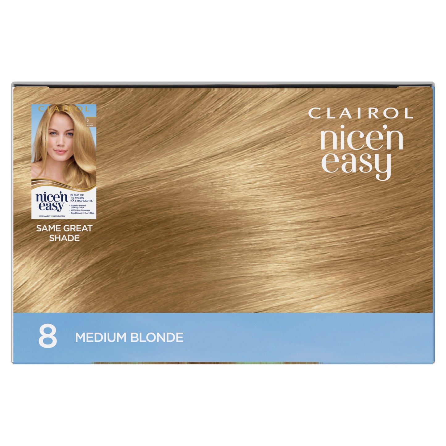 Clairol Nice 'N Easy Permanent Hair Color - 8 Medium Blonde