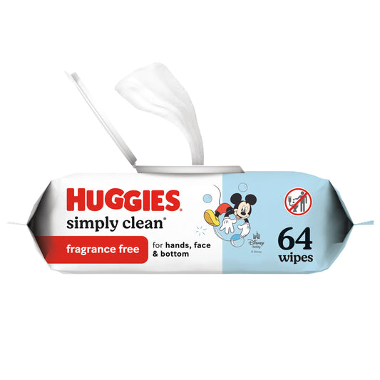 Huggies Simply Clean Baby Wipes - Unscented