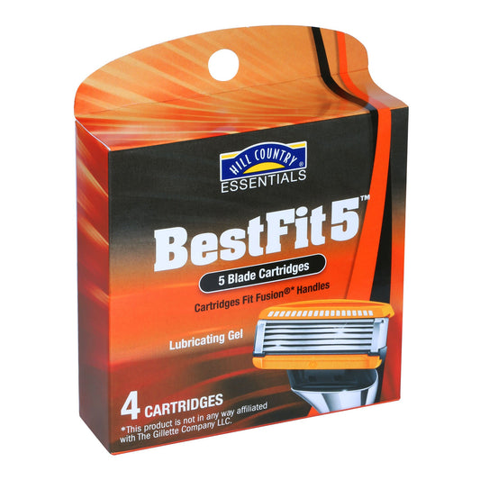 Hill Country Essentials BestFit5 Five Blade Refill Cartridges