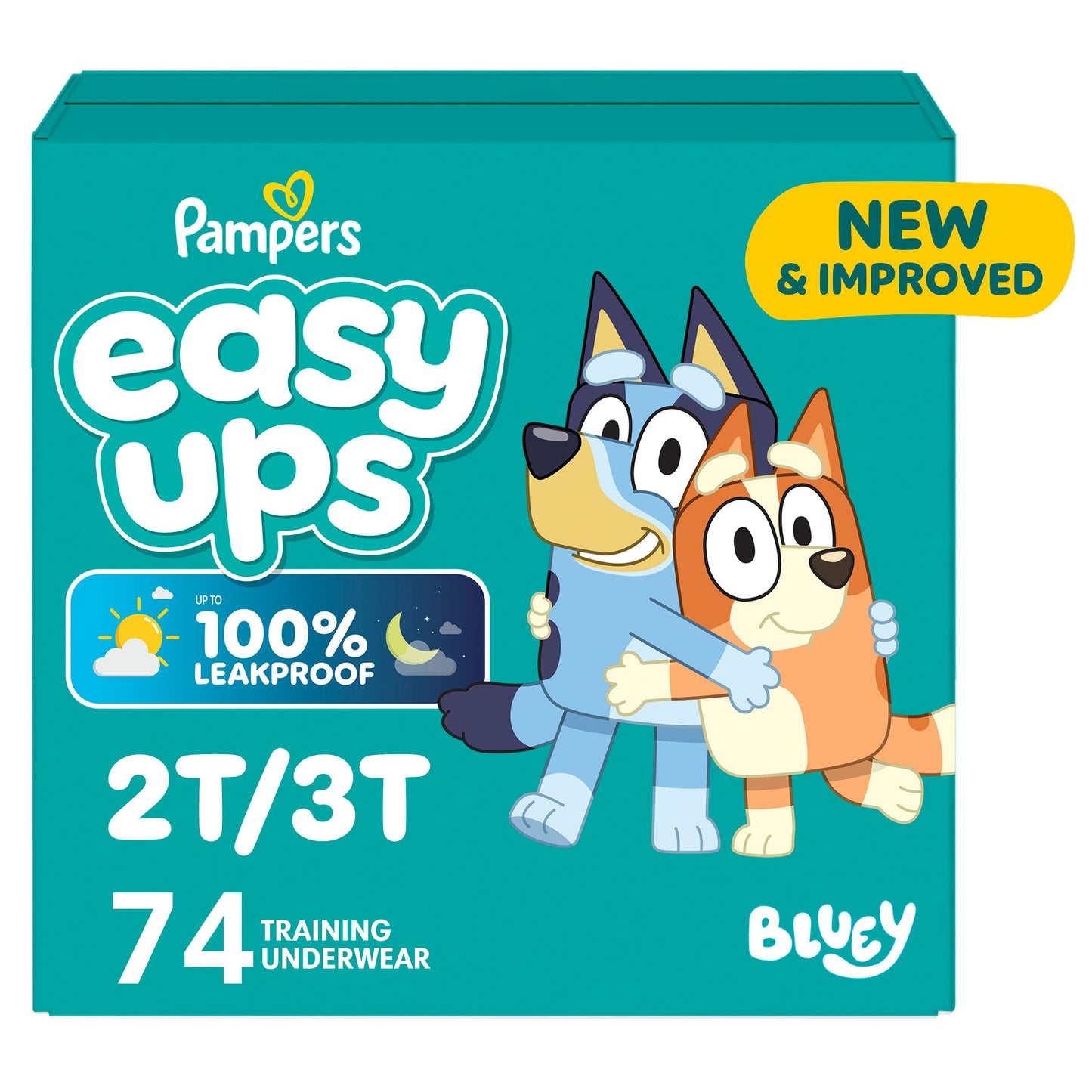 Pampers Easy Ups Bluey Training Underwear - Size 4 (2T-3T)