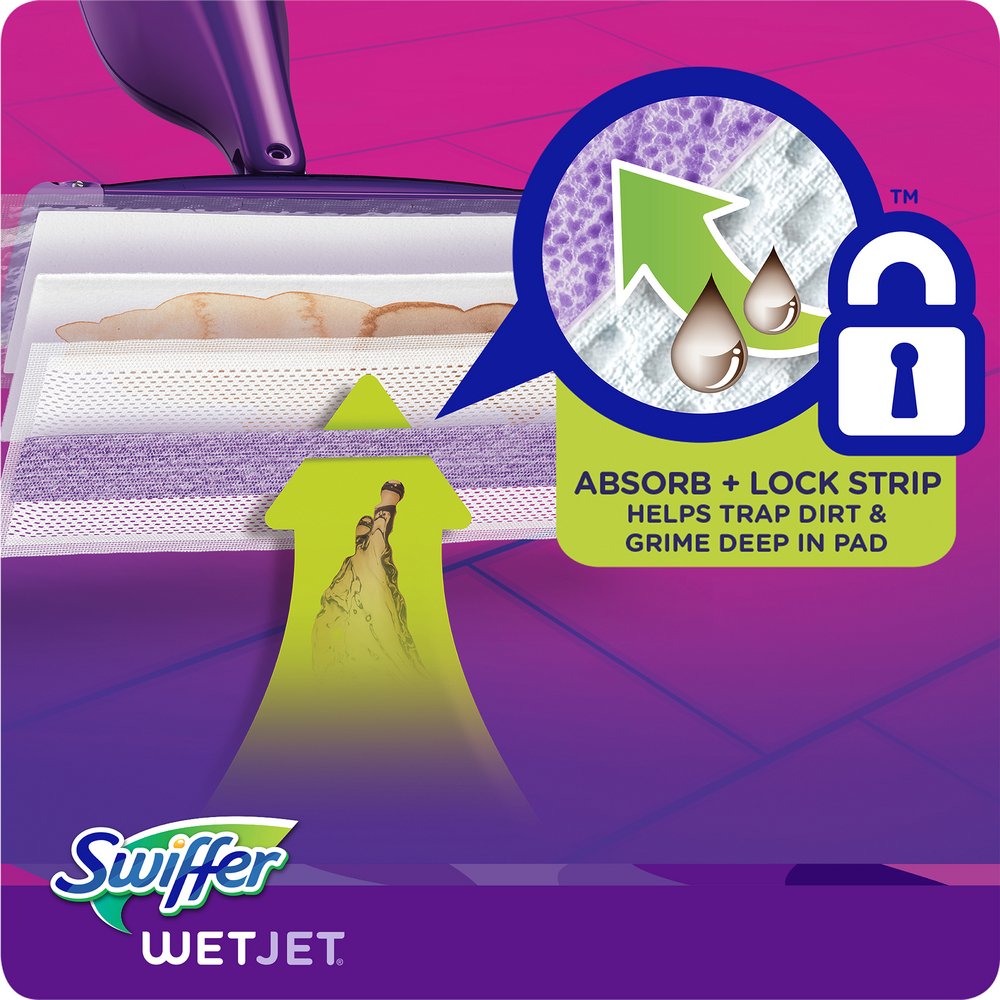 Swiffer WetJet Multi Surface Floor Cleaner Spray Mop Pad Refills