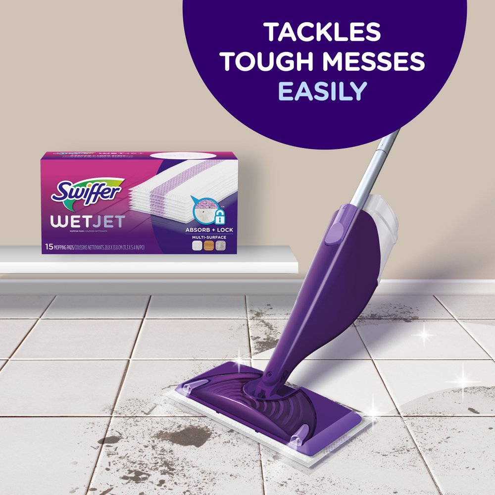 Swiffer WetJet Multi Surface Floor Cleaner Spray Mop Pad Refills