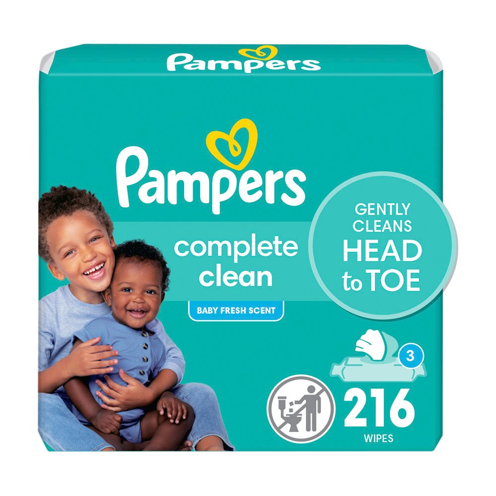 Pampers Complete Clean Baby Wipes - Fresh Scent, 3 pk