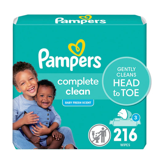 Pampers Complete Clean Baby Wipes - Fresh Scent, 3 pk