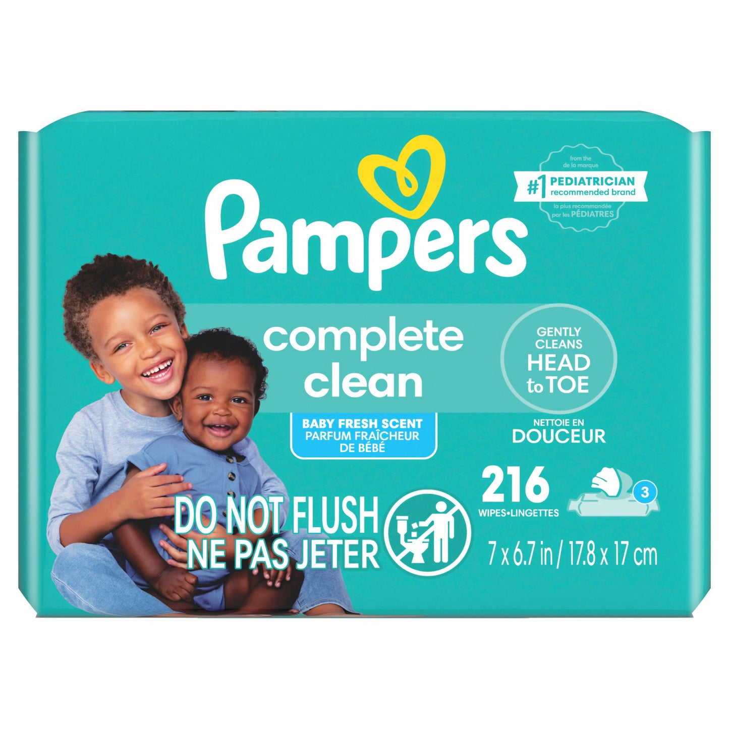 Pampers Complete Clean Baby Wipes - Fresh Scent, 3 pk