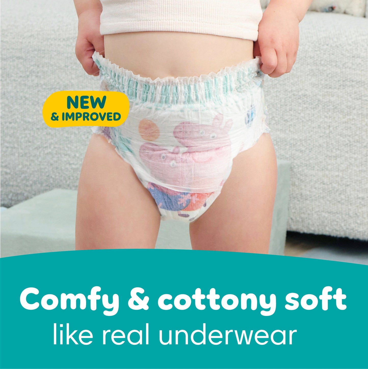 Pampers Easy Ups Peppa Pig Training Underwear - Size 5 (3T-4T)