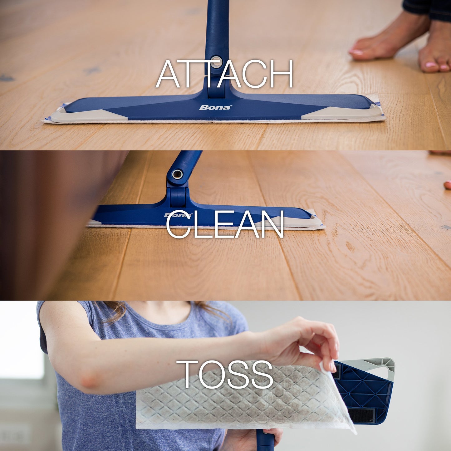 Bona Express Hardwood Floor Wet Cleaning Pads