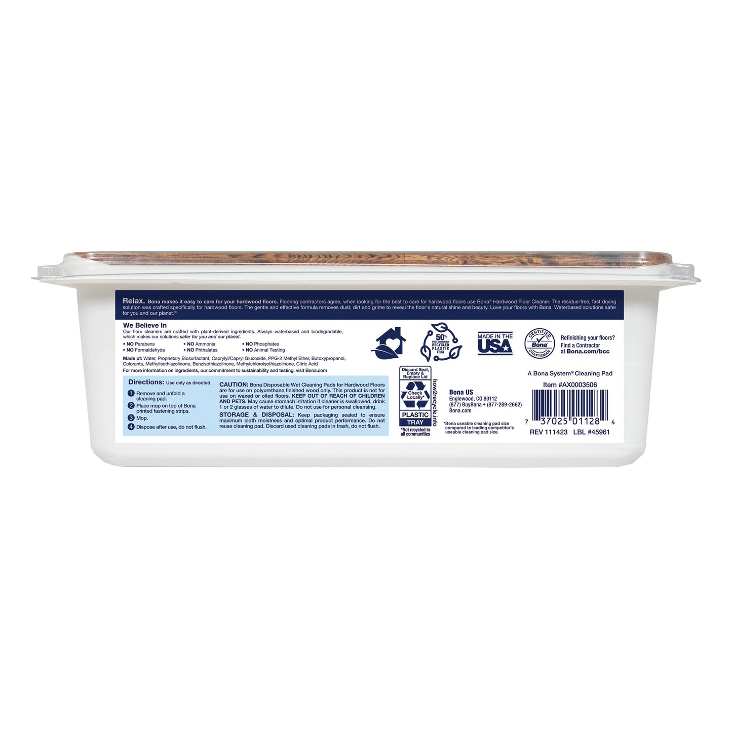 Bona Express Hardwood Floor Wet Cleaning Pads