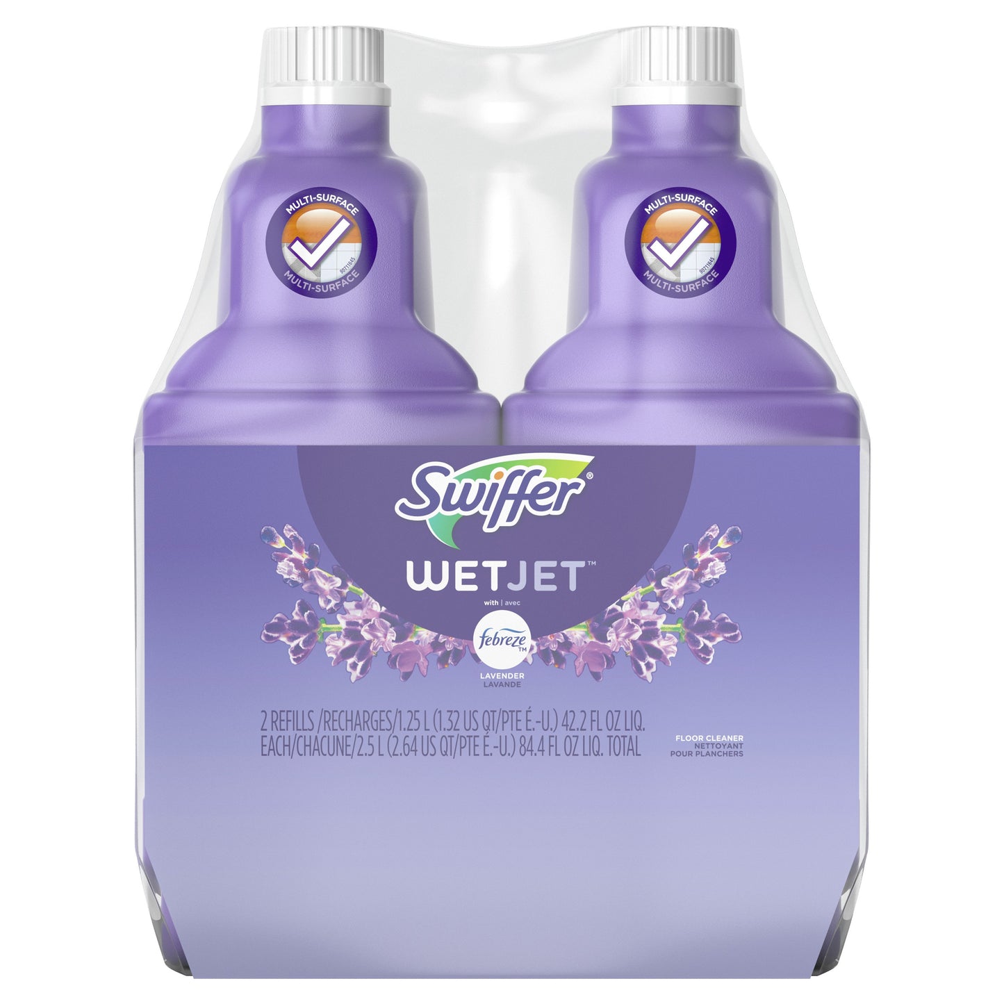 Swiffer Wet Jet Mop Refill Solution Floor Cleaner - Lavender Scent