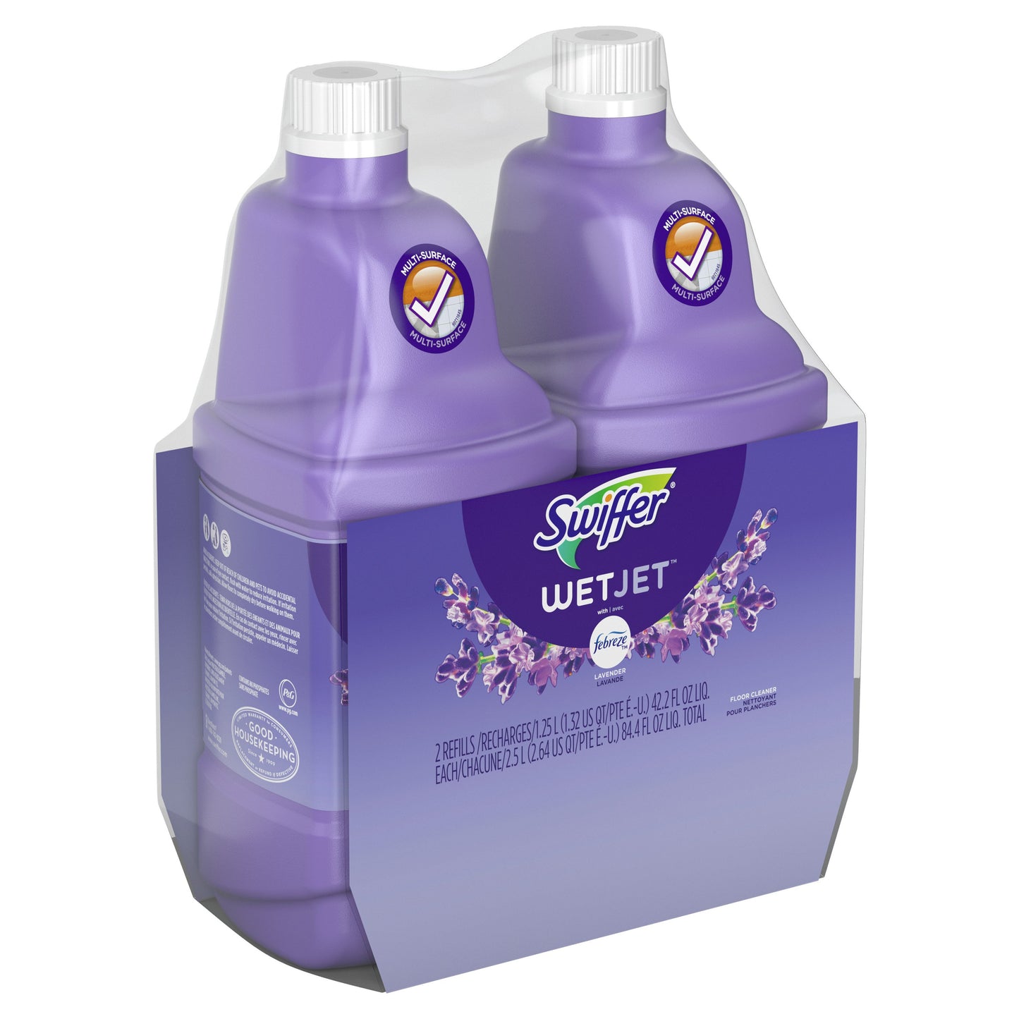 Swiffer Wet Jet Mop Refill Solution Floor Cleaner - Lavender Scent