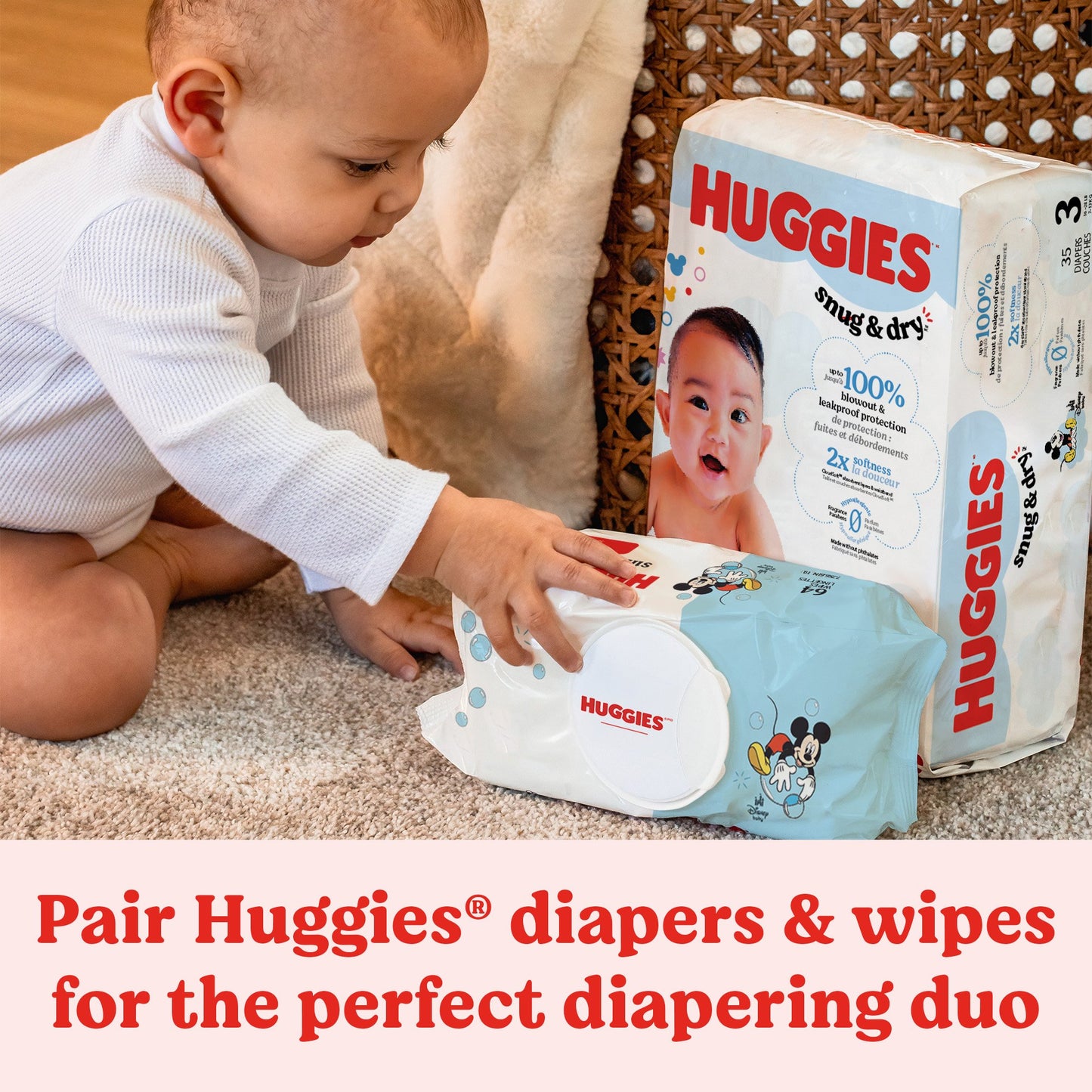 Huggies Simply Clean Baby Wipes - Unscented, 3 pk