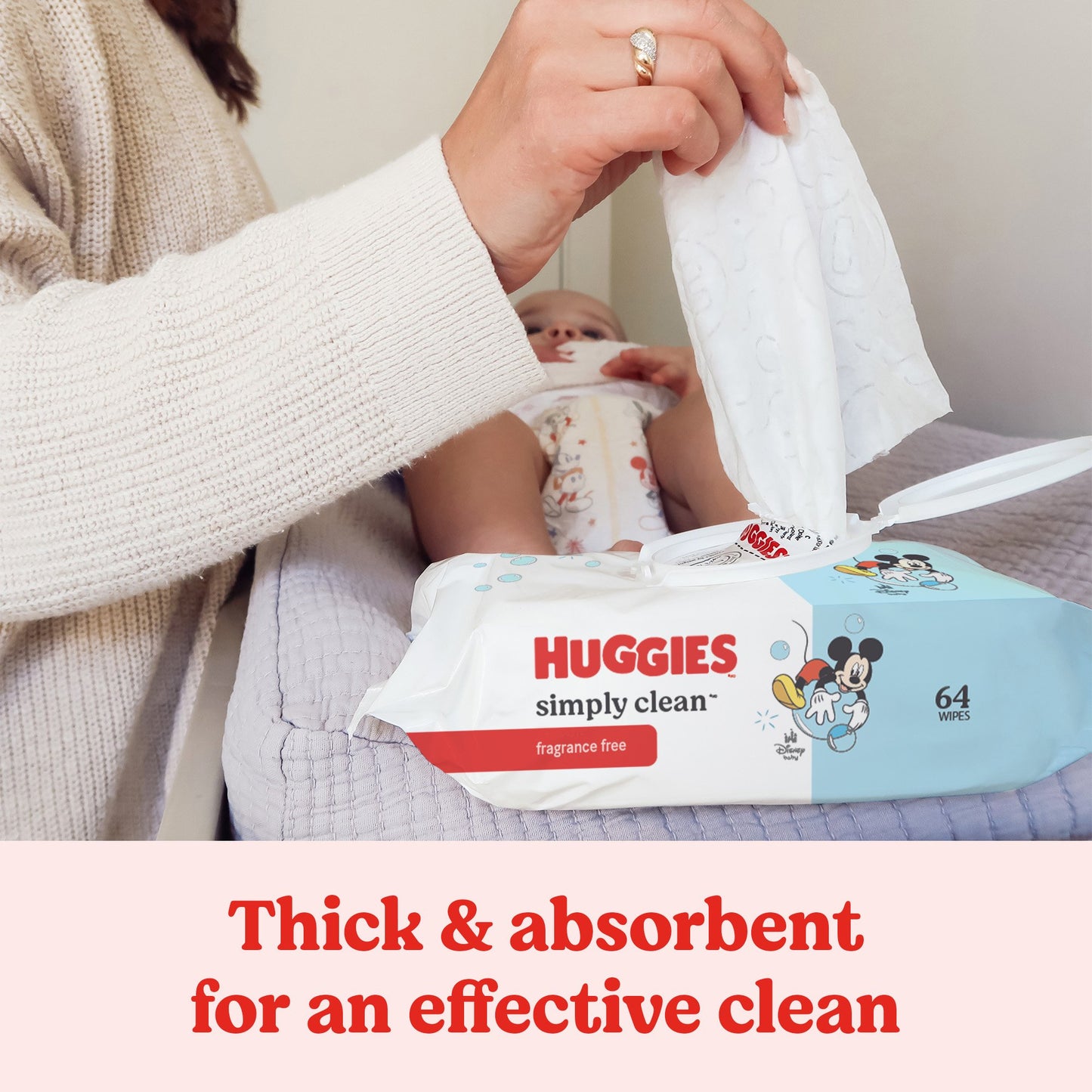 Huggies Simply Clean Baby Wipes - Unscented, 3 pk