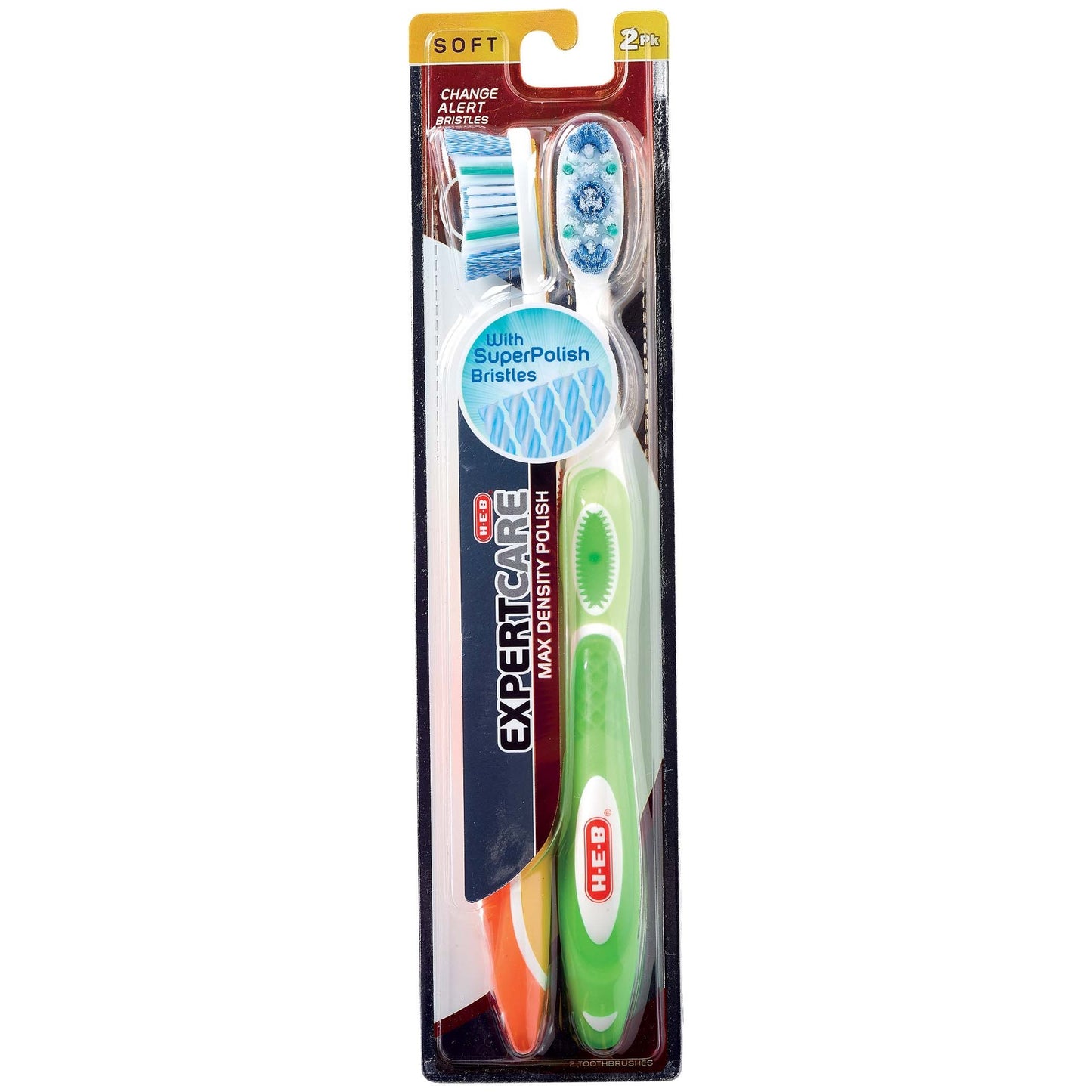 H-E-B Expert Care Max Density Polish Soft Toothbrushes