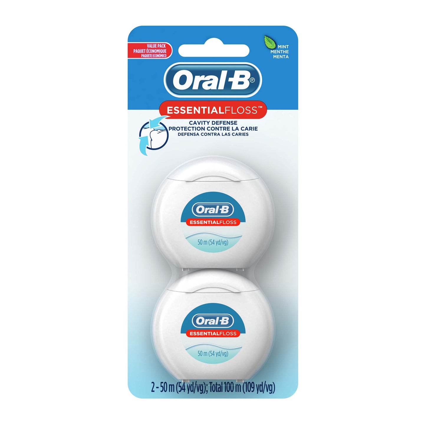Oral-B EssentialFloss Cavity Defense Dental Floss - Mint
