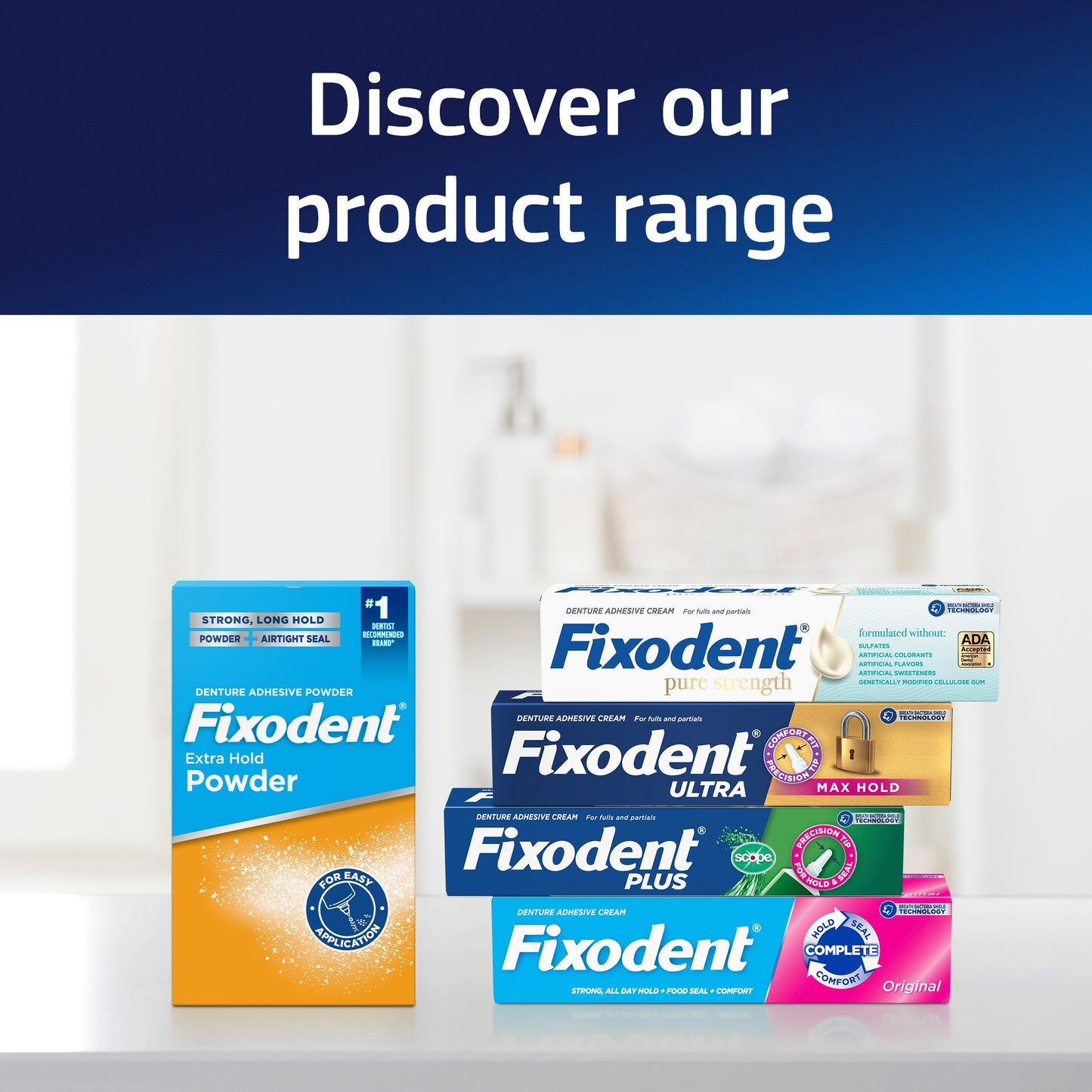 Fixodent Ultra Max Hold Denture Adhesive Cream