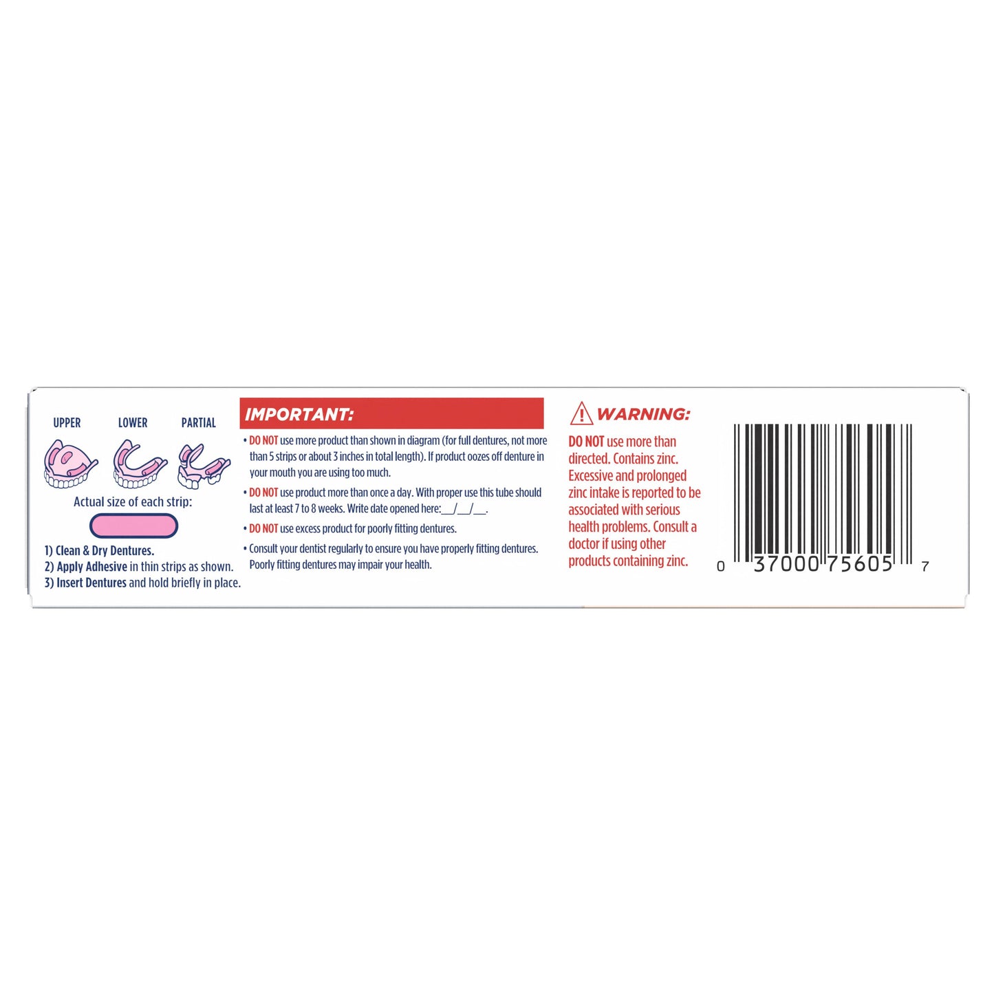 Fixodent Ultra Max Hold Denture Adhesive Cream