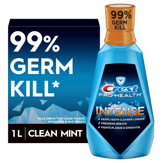 Crest Pro-Health Intense Mouthwash - Clean Mint