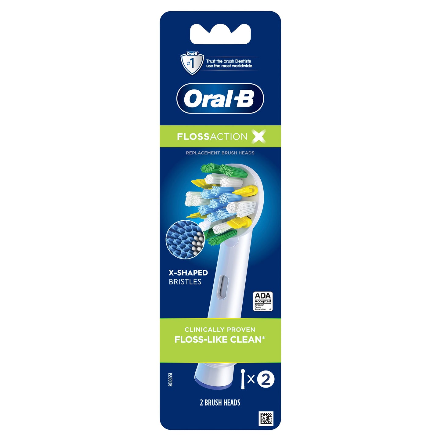 Oral-B FlossAction Replacement Electric Toothbrush Heads