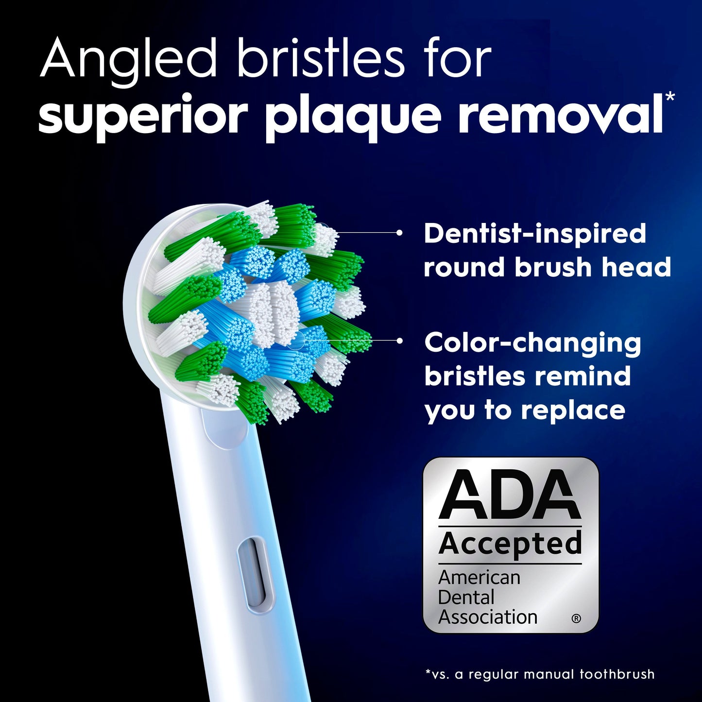 Oral-B Cross Action Replacement Electric Toothbrush Heads