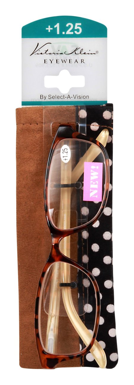Victoria Klein Select A Vision Full Rim Plastic Polka Dot Case +1.25