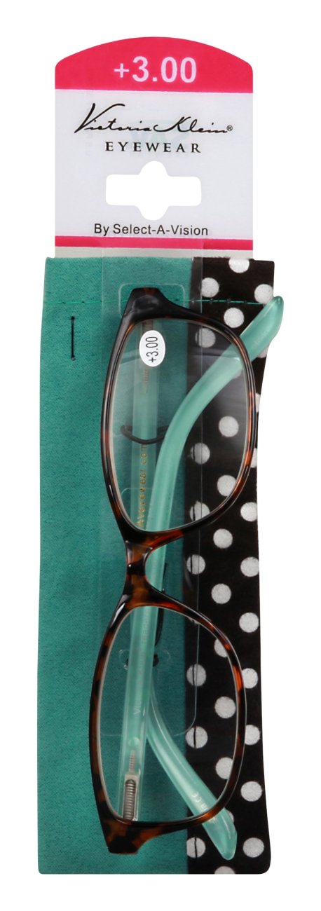 Victoria Klein Select A Vision Full Rim Plastic Polka Dot Case +3.00