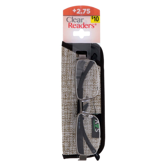 Select A Vision Semi-rimless Metal With Case +2.75