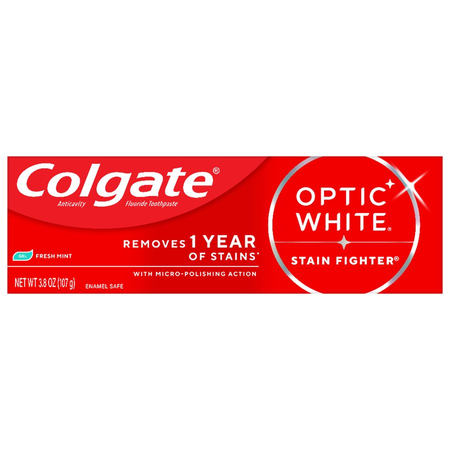 Colgate Optic White Anticavity Toothpaste - Fresh Mint Gel