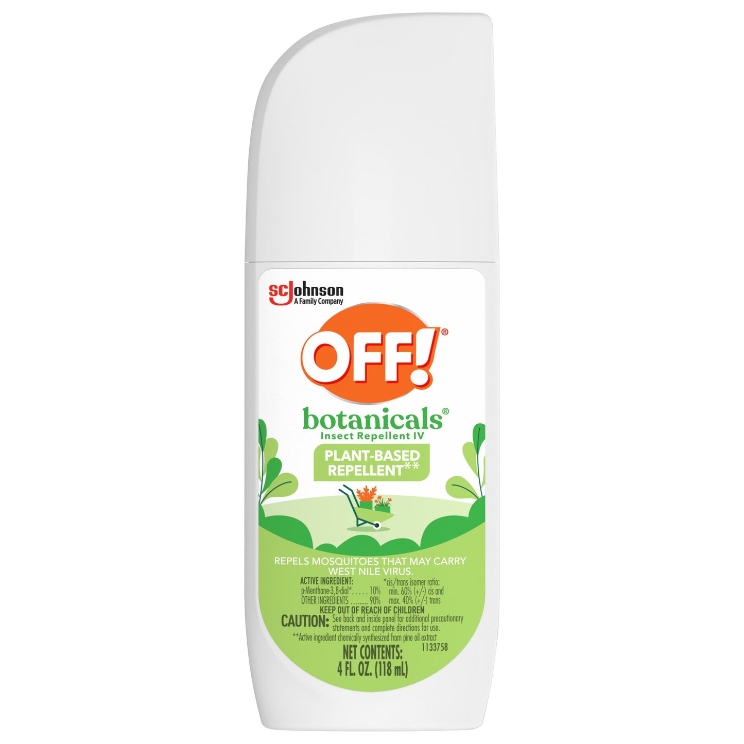 OFF! Botanicals Insect Plant-Based Repellent IV Spray
