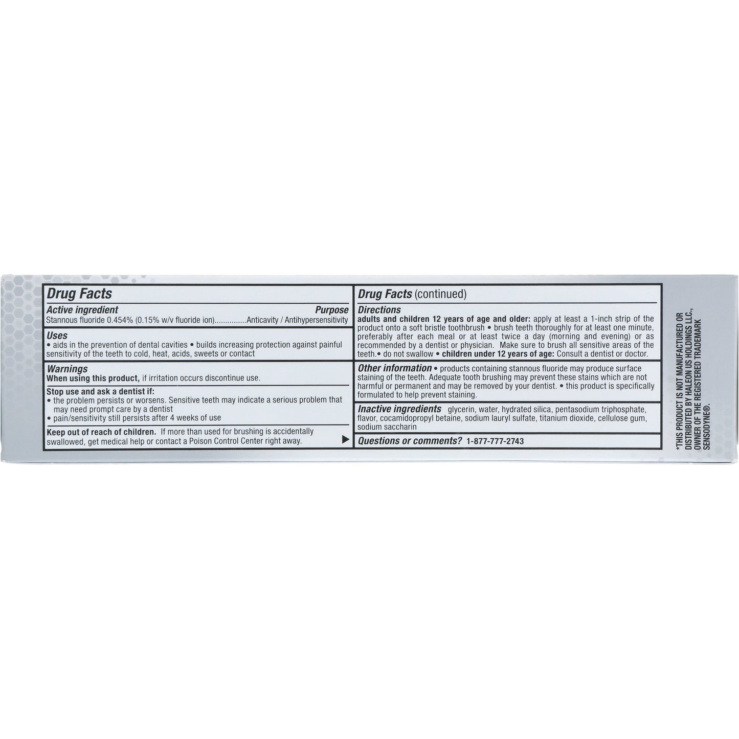 H-E-B Sensitive Fluoride Toothpaste - Whitening