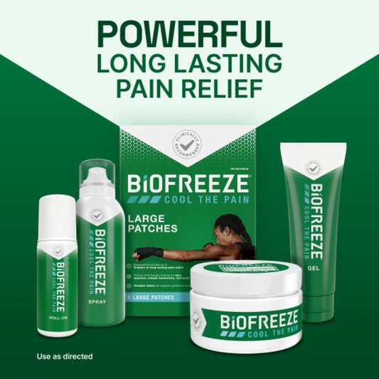 Biofreeze Menthol Pain Relief Cream Jar