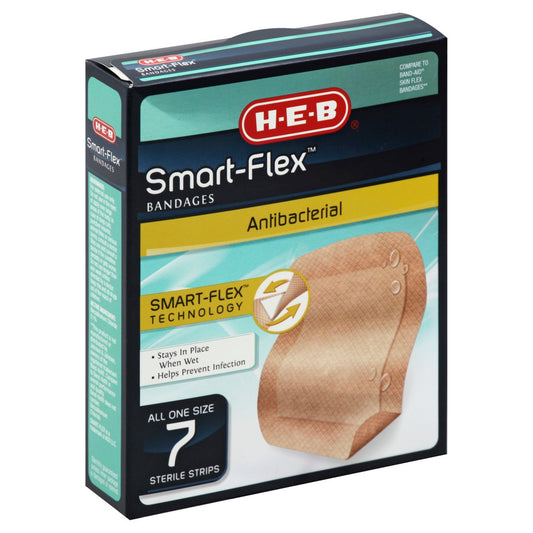 H-E-B Smart-Flex Antibacterial Bandages