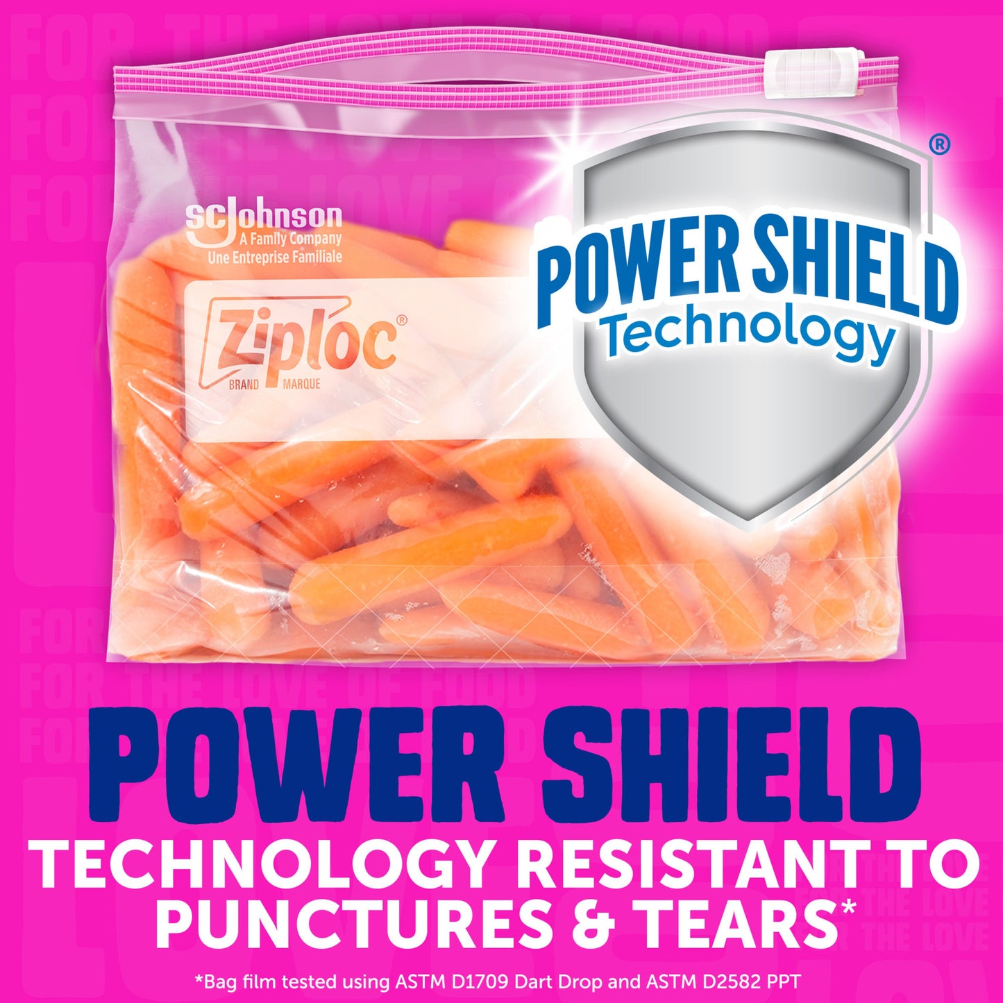 Ziploc Storage Slider Gallon Bags, Power Shield Technology, Expandable Bottom