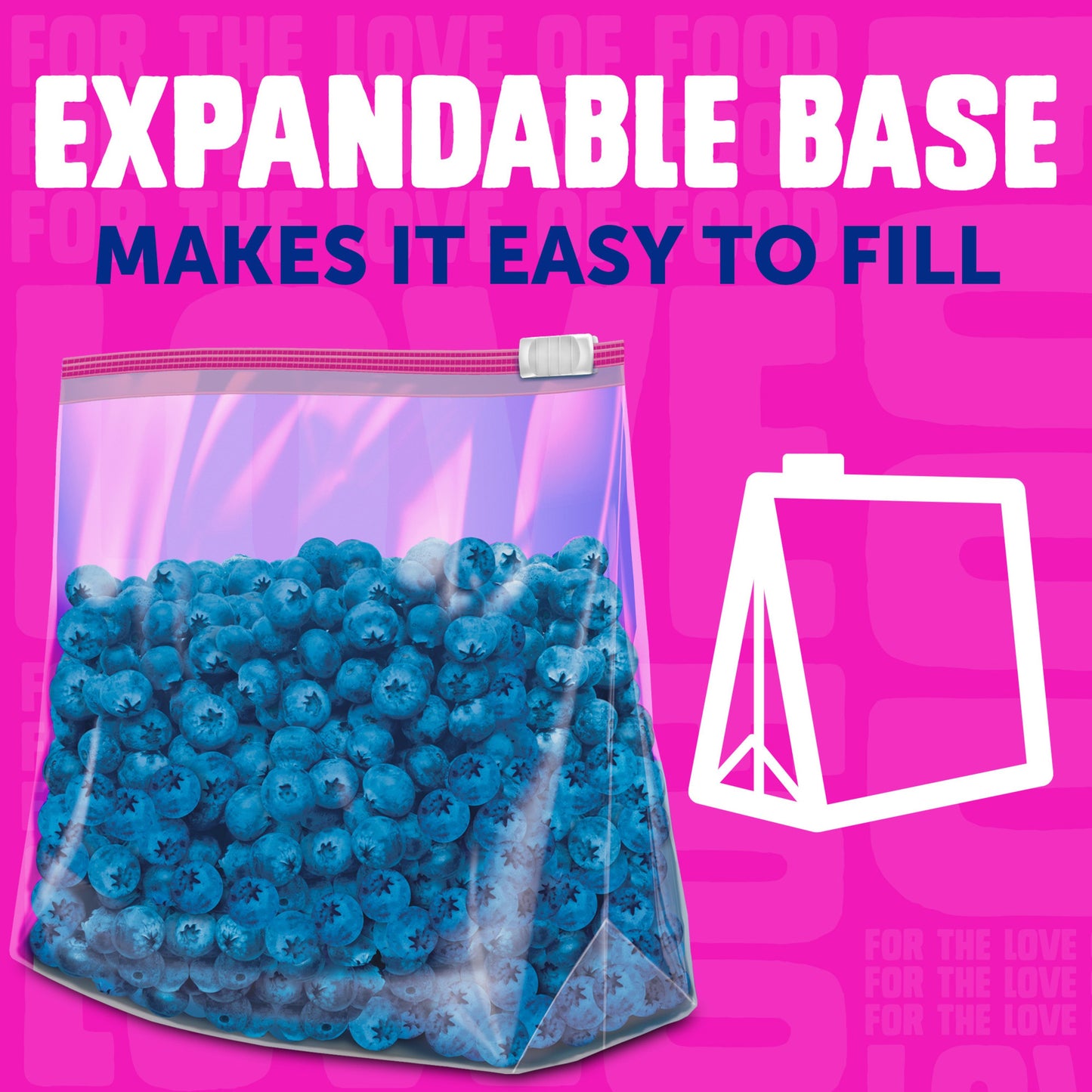 Ziploc Storage Slider Gallon Bags, Power Shield Technology, Expandable Bottom