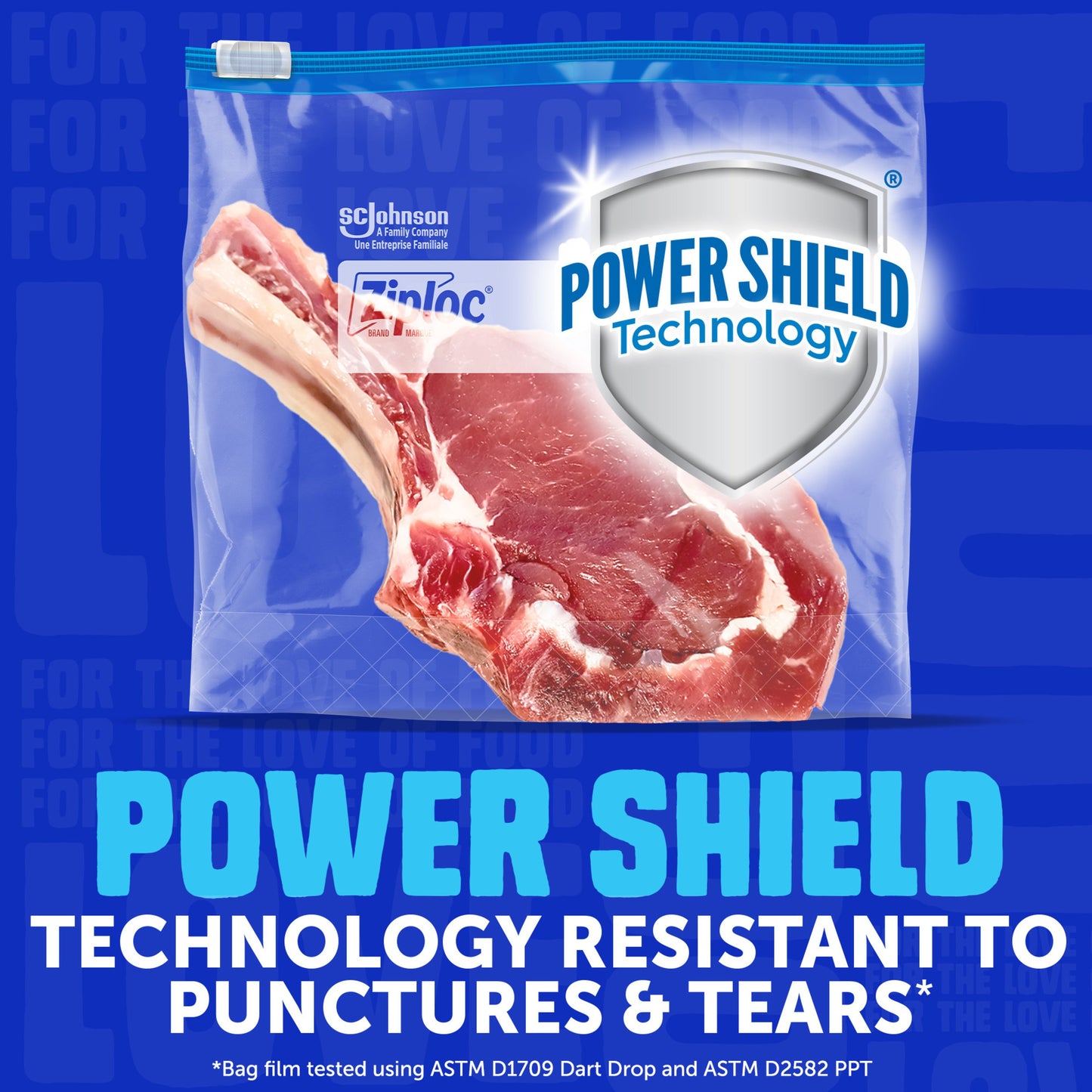 Ziploc Gallon Freezer Slider Bags, Power Shield Technology