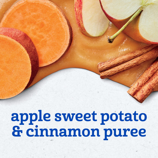 Gerber Stage 2 Baby Food Pouch - Apple Sweet Potato Cinnamon Puree