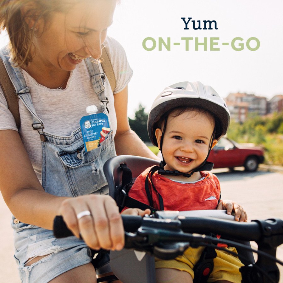 Gerber Snacks for Toddler Fruit & Yogurt Pouch - Very Berry
