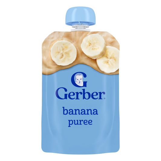 Gerber Stage 2 Baby Food Pouch - Banana Puree