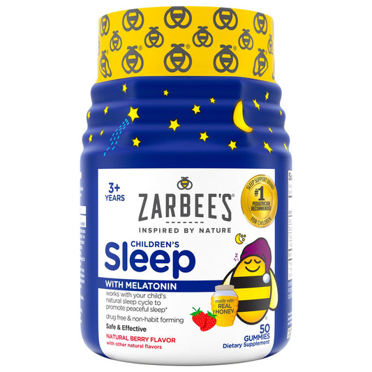 Zarbee's Children's Sleep Gummies + Melatonin - Berry