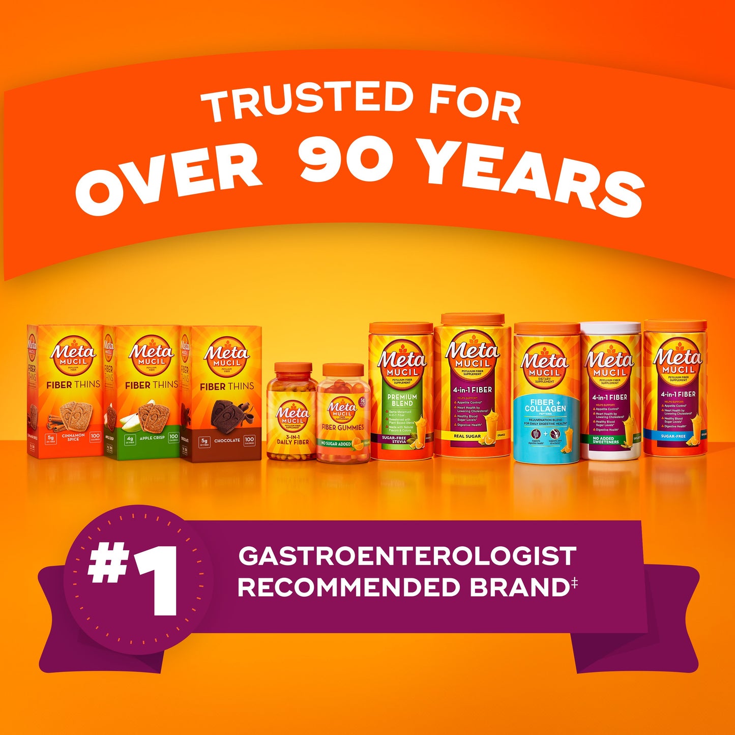 Metamucil Fiber Thins, Plant-Based Psyllium Husk Fiber Snack for Digestive Health, Chocolate