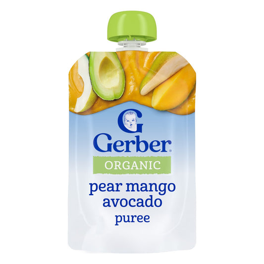 Gerber Organic for Baby Wonderfoods Pouch - Pear Mango & Avocado