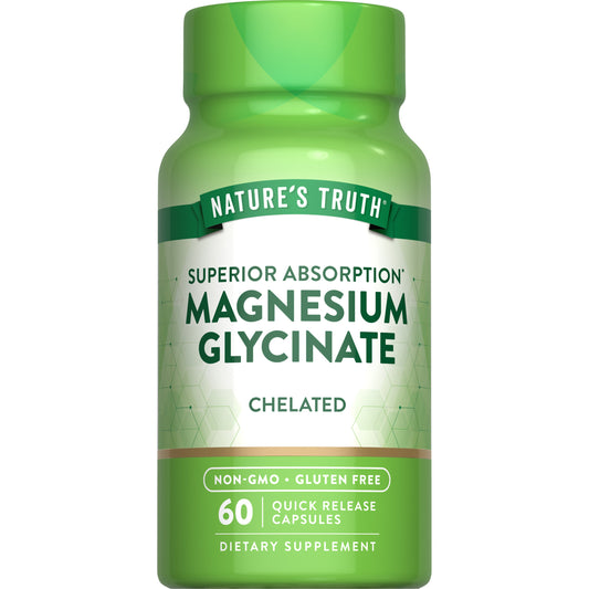 Nature's Truth Magnesium Glycinate Capsules - 200mg