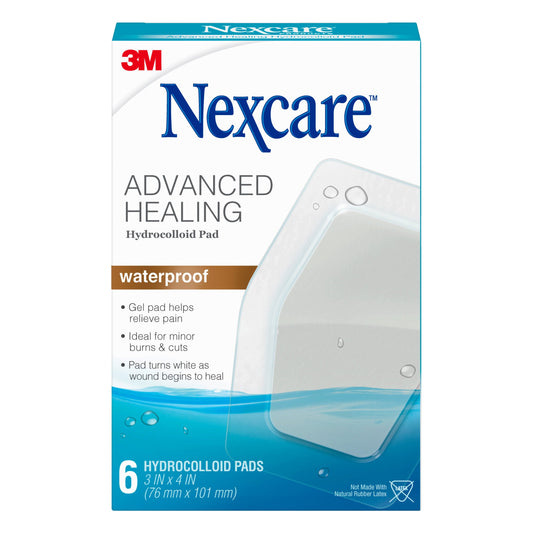 Nexcare Advanced Healing Waterproof Hydrocolloid Pads