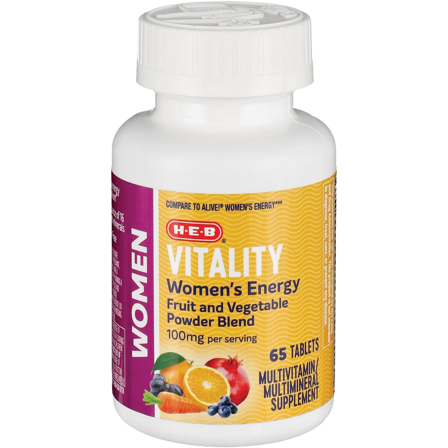 H-E-B Women's Vitality Energy Multivitamin Tablets