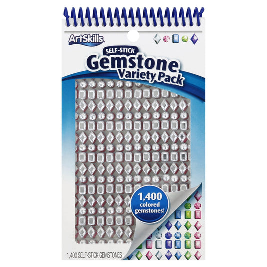 ArtSkills Self-Stick Gemstones Variety Pack