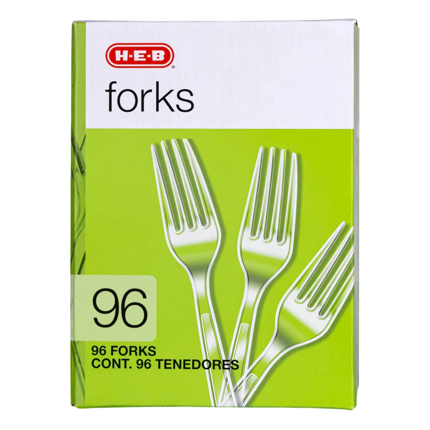 H-E-B Plastic Forks - Clear