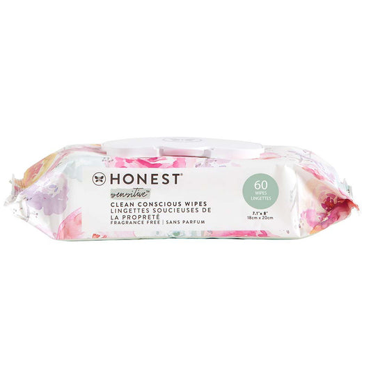 The Honest Company Clean Conscious Wipes, Rose Blossom -  Fragrance Free