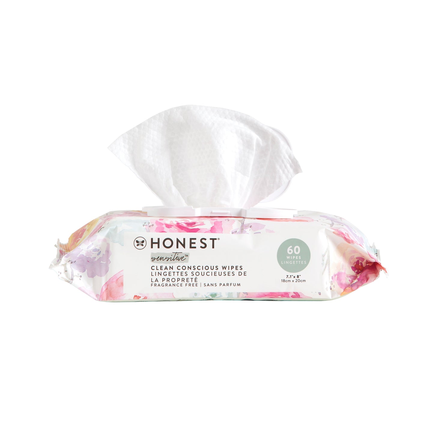 The Honest Company Clean Conscious Wipes, Rose Blossom -  Fragrance Free