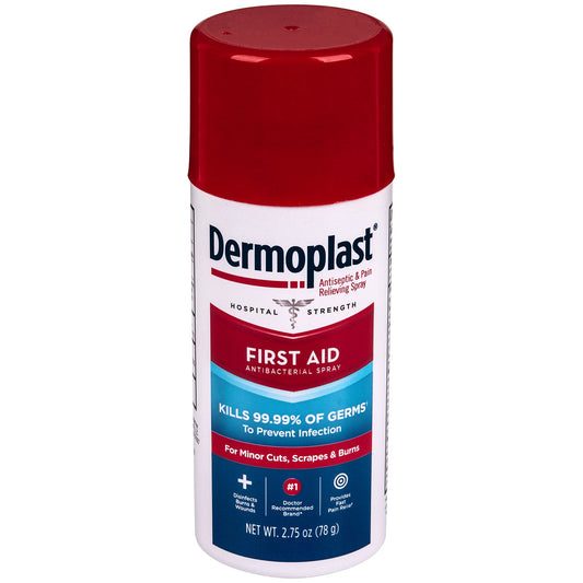 Dermoplast First Aid Antibacterial Spray for Cuts, Scrapes & Burns